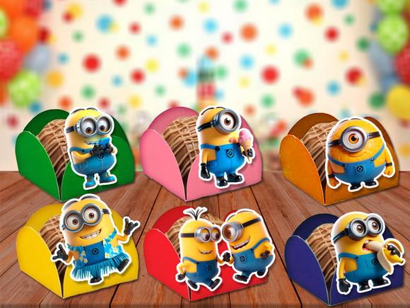 100 Forminhas Minions - 100 Unidades