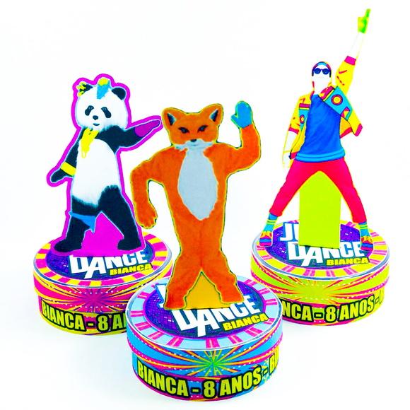 Aplique para Latinha 3d Just Dance