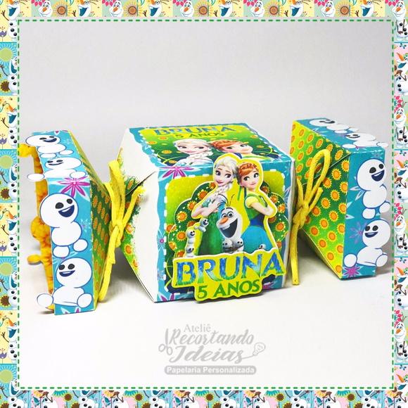 Caixa bala Frozen Fever - 10 unidades