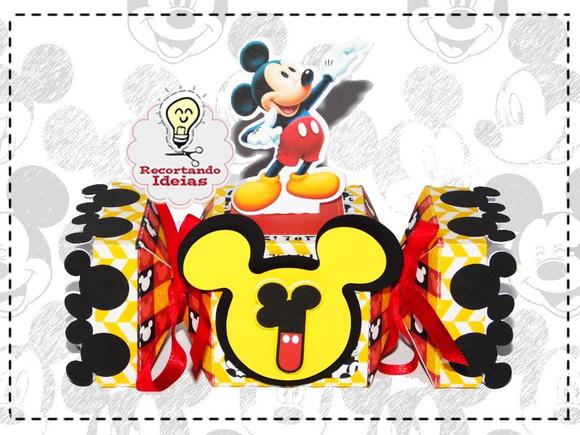 Caixa Bala Mickey Mouse - 10 unidades