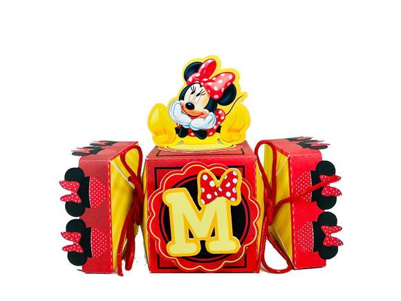 caixa bala minnie vermelha - 10 unidades
