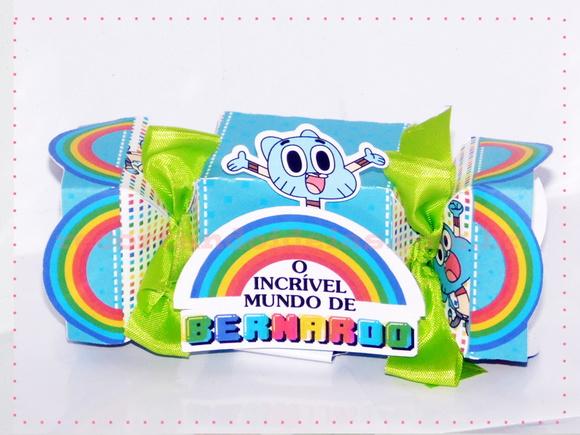 Caixa Bala O Incrível Mundo de Gumball