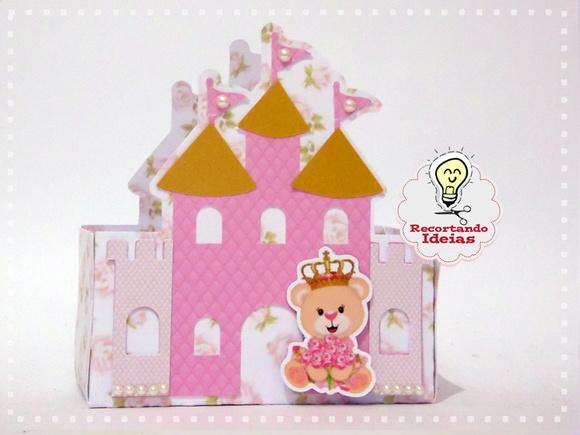 Caixa Castelo Ursa Princesa - 10 unidades
