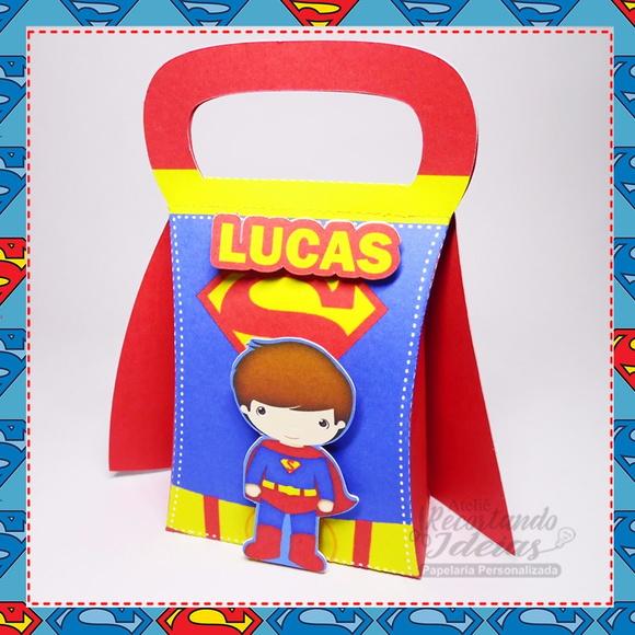 Caixa com Alça Superman - 10 unidades