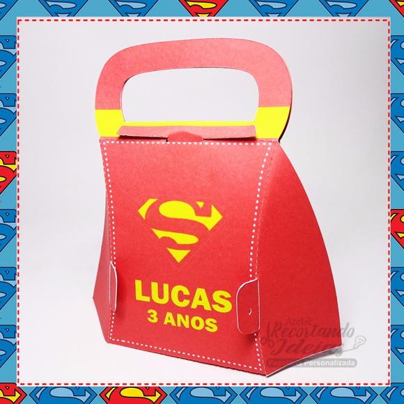 Caixa com Alça Superman - 10 unidades