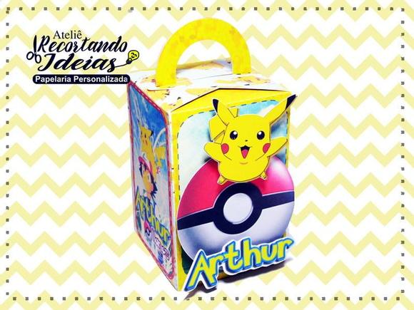 Caixa com Alça Pokemon - 10 unidades