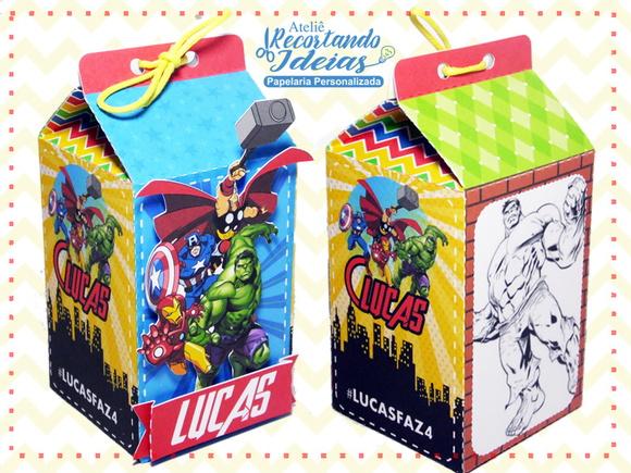 Caixa Milk Vingadores - 10 unidades