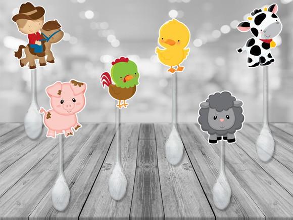 colherzinha para doces fazendinha