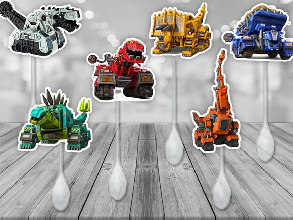 colherzinhas decoradas dinotrux