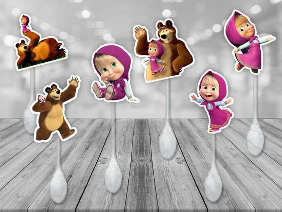 colherzinhas decoradas marsh e o urso