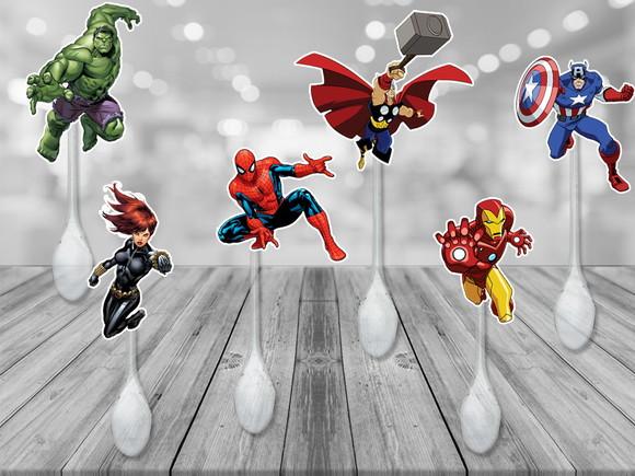 colherzinhas para doces vingadores