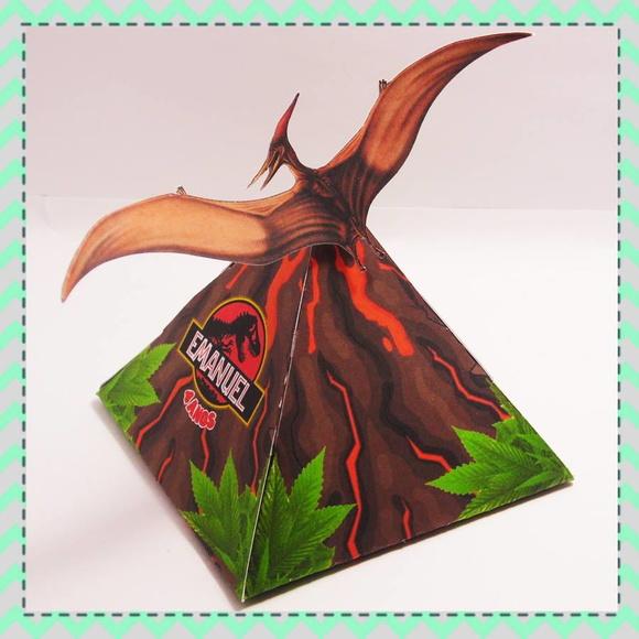 Cone Vulcão Dinossauros - Jurassic World Lembrancinhas