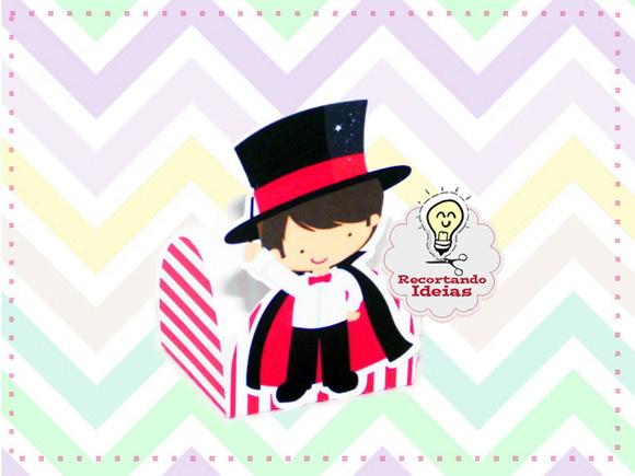 Forminha de doces circo