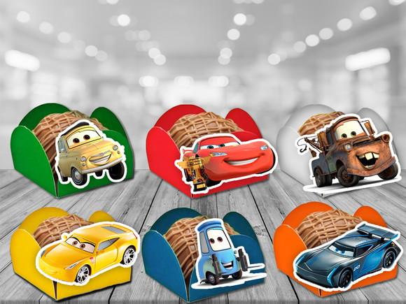 Forminhas Carros Disney - 100 Unidades