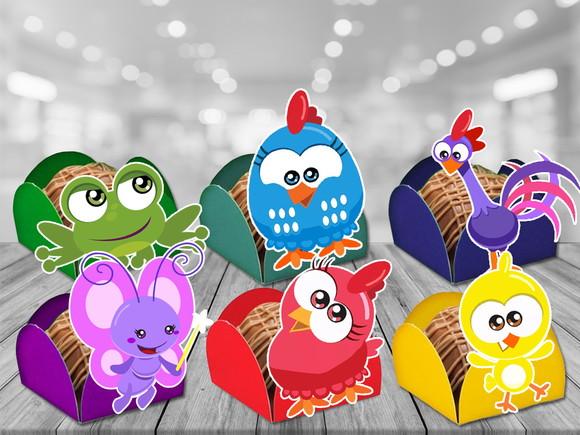 Forminhas Galinha Pintadinha Mini - 100 Unidades