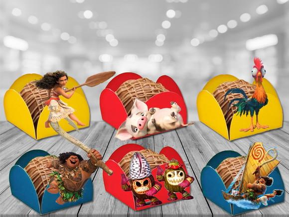 Forminhas Moana - 100 Unidades