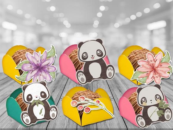 Forminhas Panda - 100 Unidades