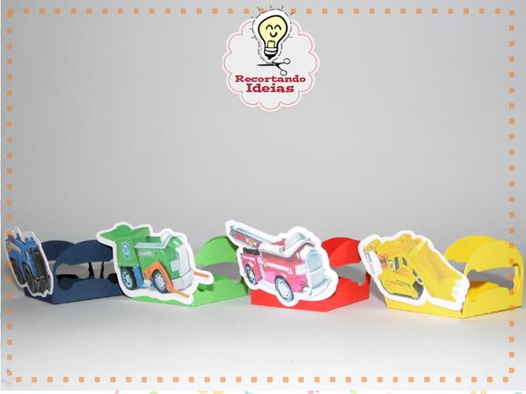 Forminhas Patrulha Canina - 100 unidades