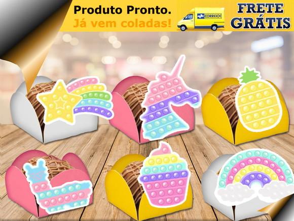 Forminhas Pop It Candy Color
