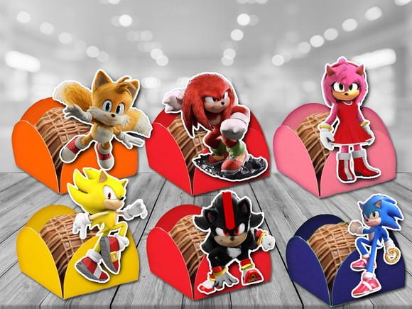 Forminhas Sonic 3 para Doces - 100 Unidades