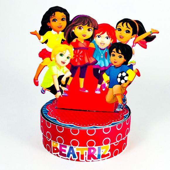 Latinha 3d - Dora e Seus Amigos na Cidade