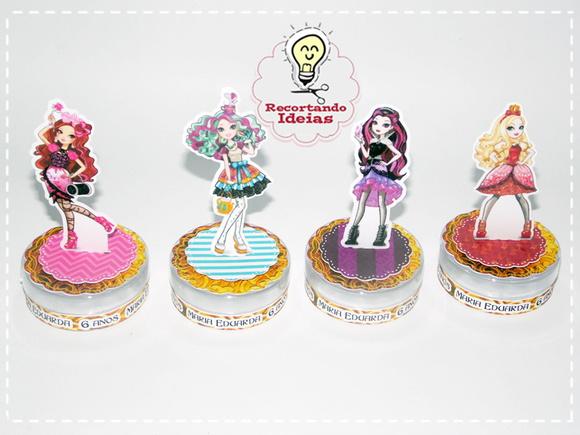 Latinha 3d Ever After High