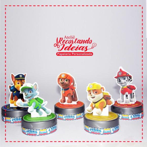 Latinha 3d Patrulha Canina Paw Patrol
