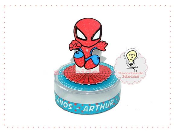 Latinha 3D Homem Aranha