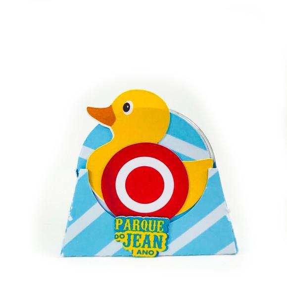Latinha 3d pato de Parque de Diversões