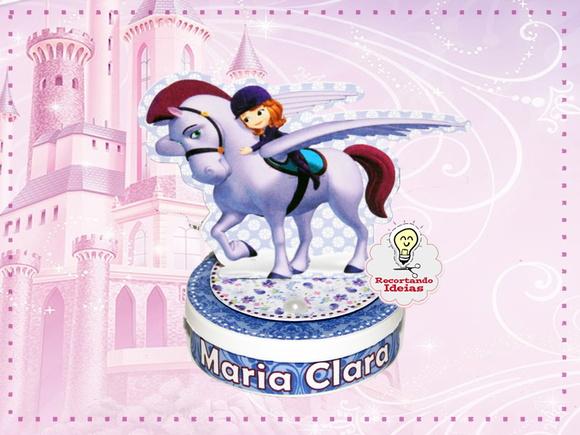 Latinha 3d Princesinha Sofia