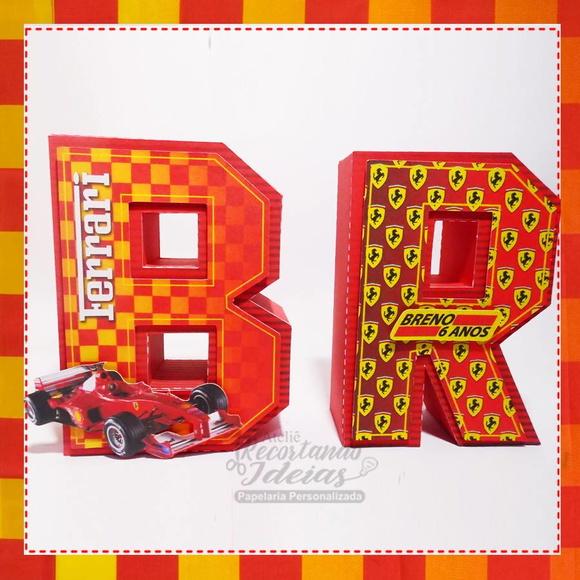 Letras 3D Ferrari