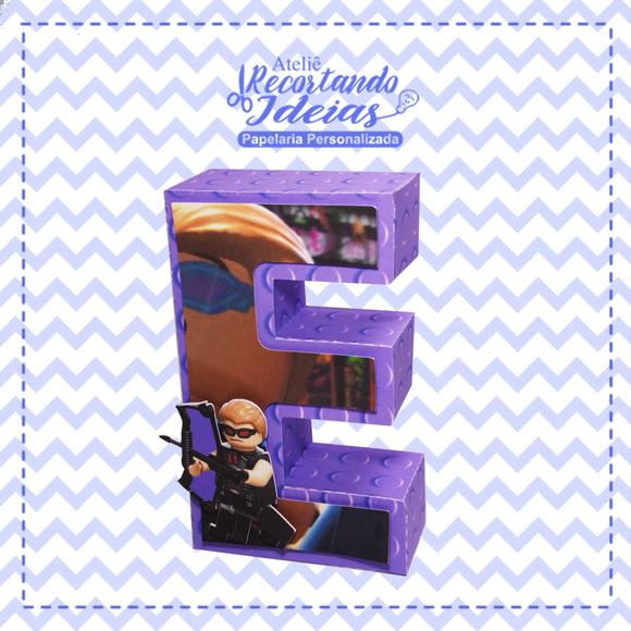 Letras 3d Lego Vingadores