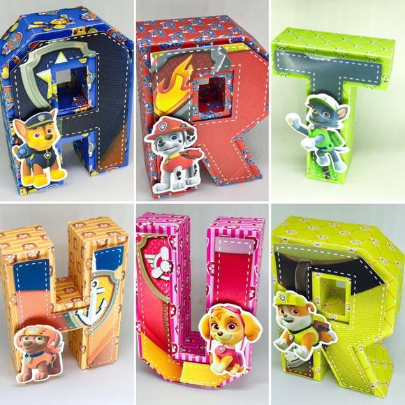 Letras 3d Patrulha Canina