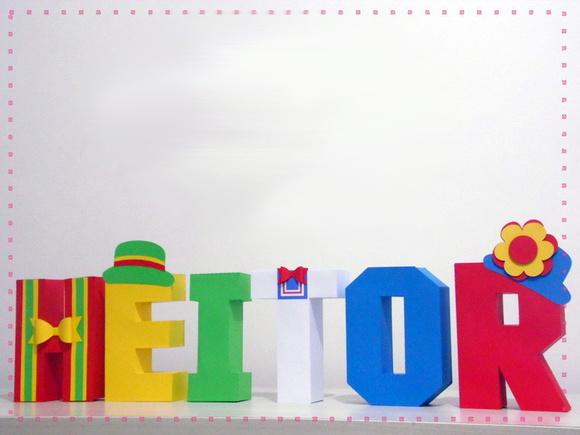 Letras 3D Patati Patata