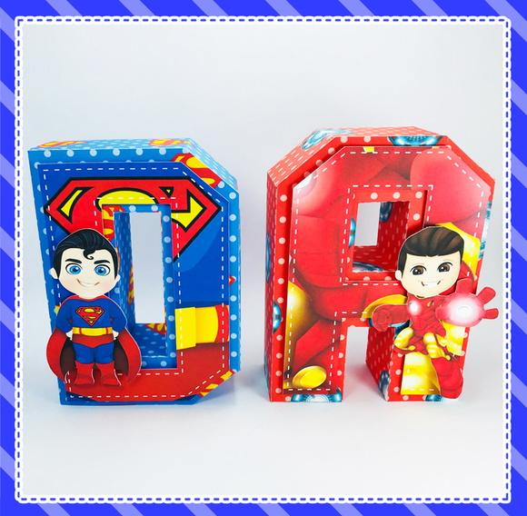 Letras 3d vingadores