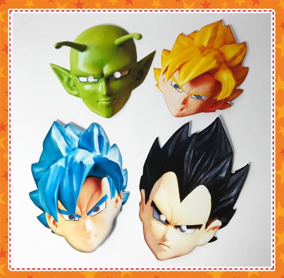Máscaras Dragon Ball Super - 10 unidades