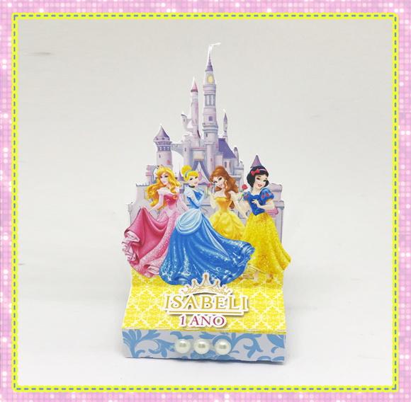 Porta Bi duplo Chocolate - Princesas