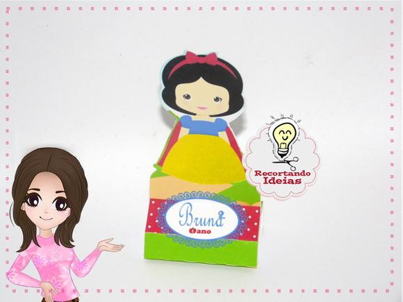 Porta Chocolate Branca de Neve