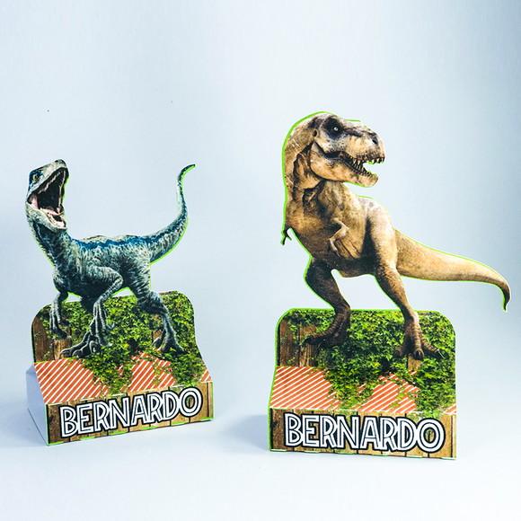 porta chocolate dinossauros jurassic world