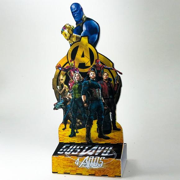 Porta chocolate duplo - Vingadores Guerra Inifita