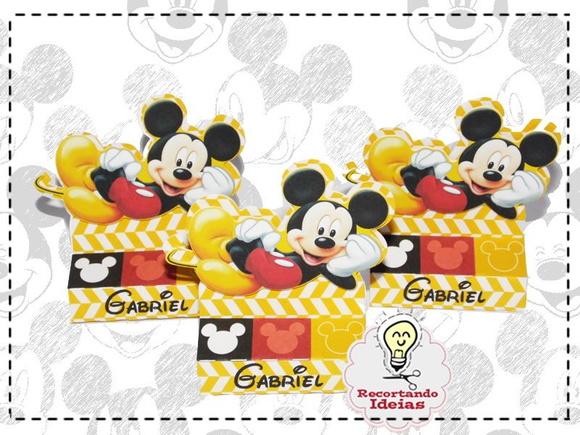Porta Chocolate Duplo Mickey