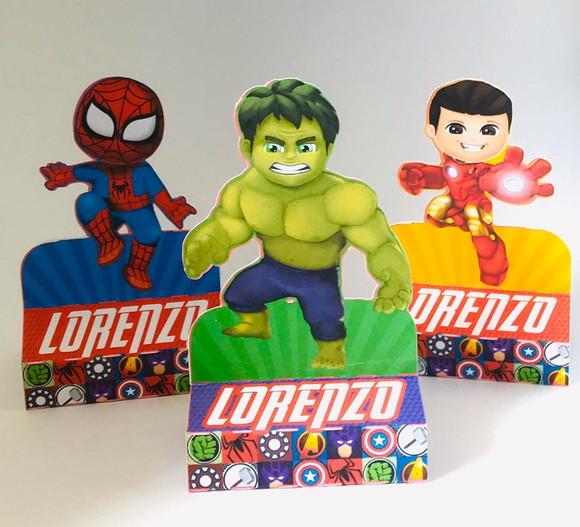 Porta Chocolate vingadores baby