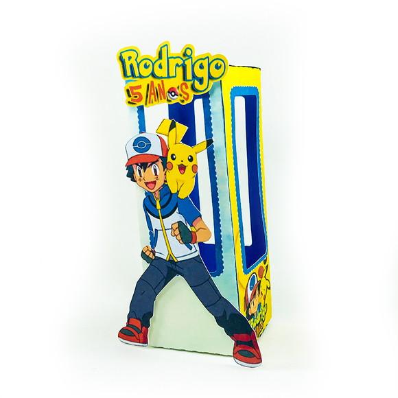 Porta tubete Pokemon - Festa Infantil