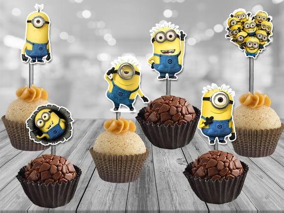 Topper Minions - 100 unidades