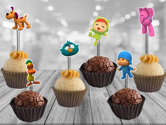 Topper Pocoyo - 100 unidades