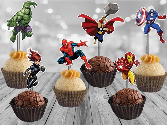 Topper Vingadores - 100 unidades