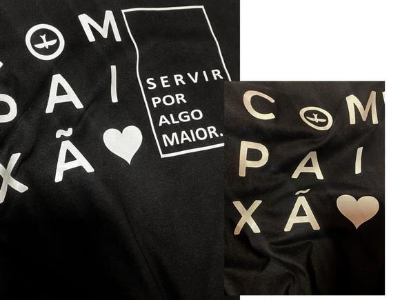 Camisa Compaixão em Branco Lagoinha 100% Algodão
