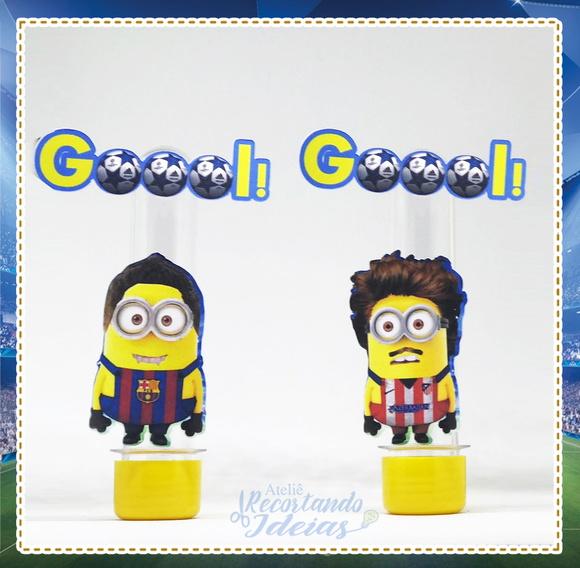 Tubete Minions Futebol Liga dos Campeões