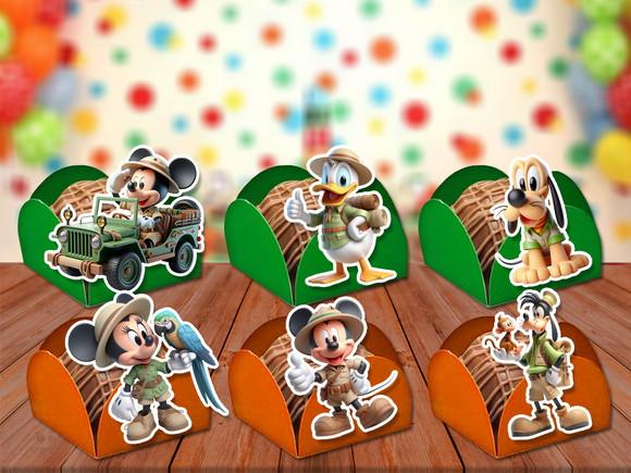 200 Forminhas para Doces Mickey Safari