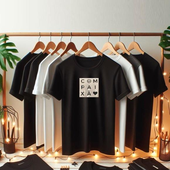 Camisa Compaixão em Branco Lagoinha 100% Algodão